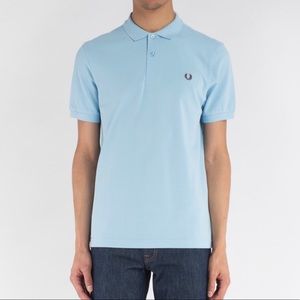 Baby Blue Fred Perry Polo